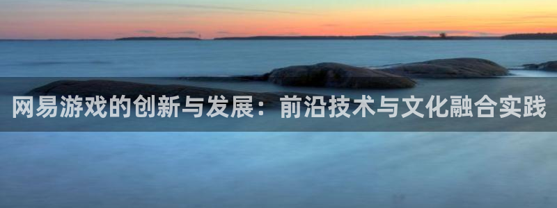 沐鸣娱乐2客服：网易游戏的创新与发展：前沿技术与文化融合实践