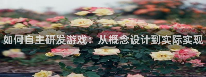 沐鸣2挂机注册：如何自主研发游戏：从概念设计到实际实现